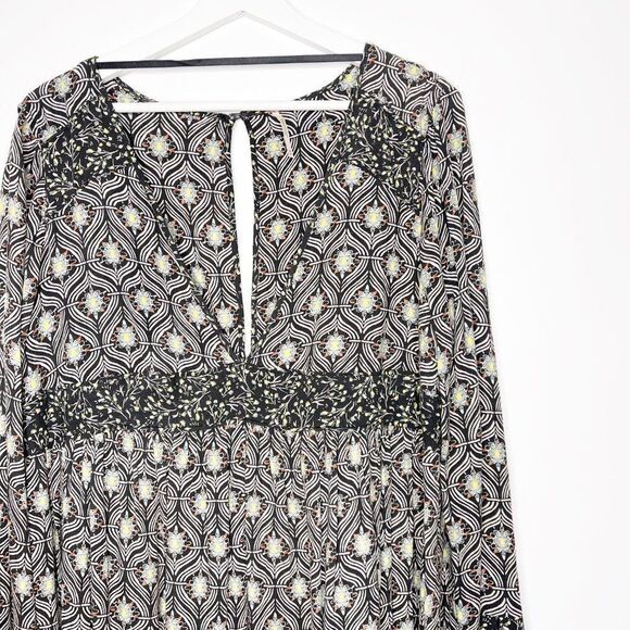 FREE PEOPLE Rolling Hills Bell Sleeve Tunic Top - Picture 4 of 11